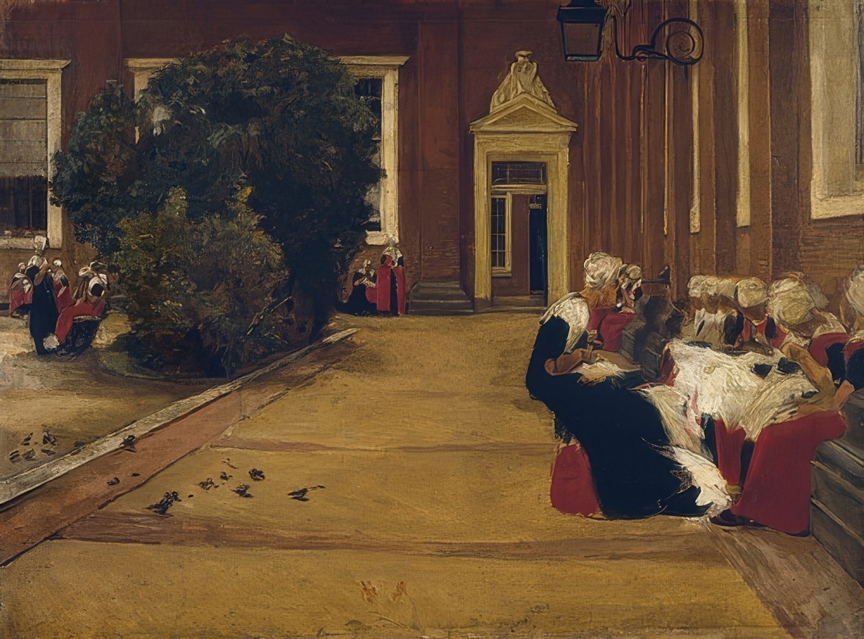 Amsterdam Orphan Girls (Studie). 1876 av Max Liebermann