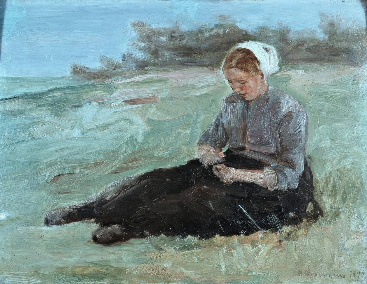 På sanddynen av Max Liebermann