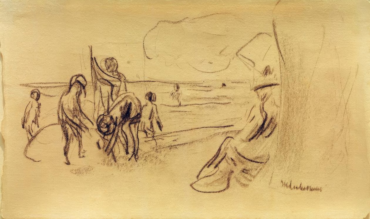Badende gutt av Max Liebermann