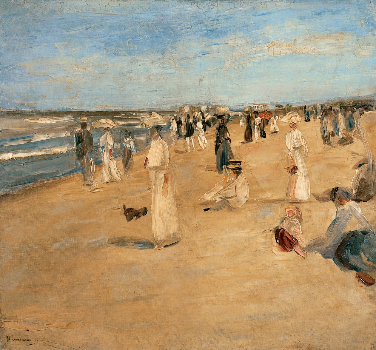 Stranden ved Noordwijk, 1911. av Max Liebermann
