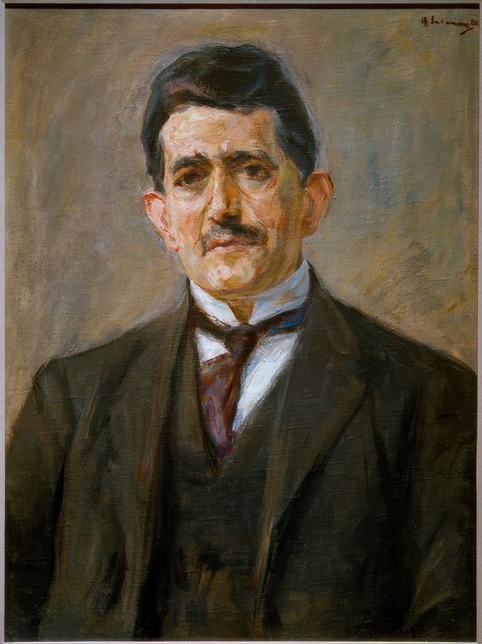 Portrett av forlaget Bruno Cassirer av Max Liebermann