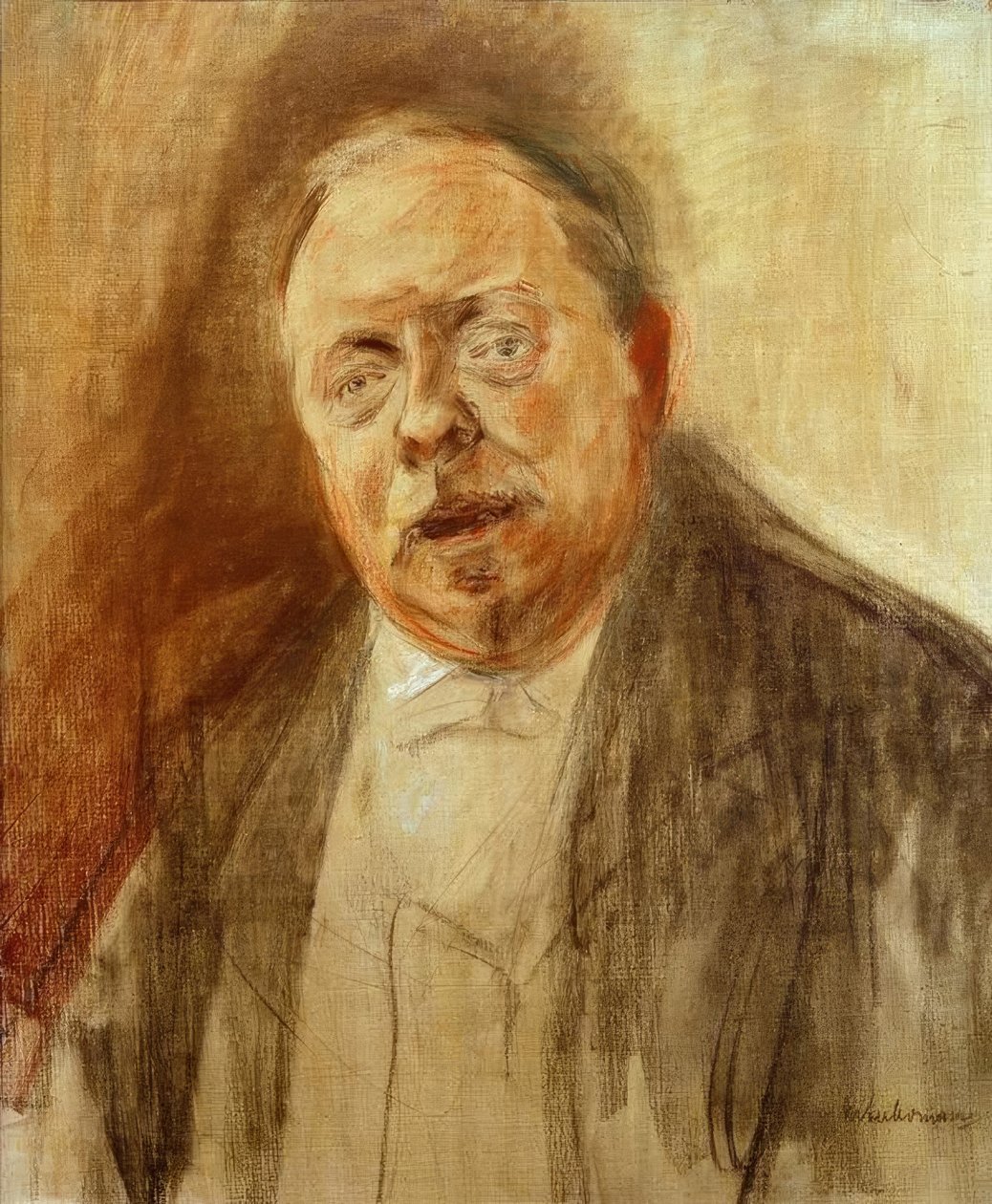 Portrettstudie av baron Alfred von Berger av Max Liebermann
