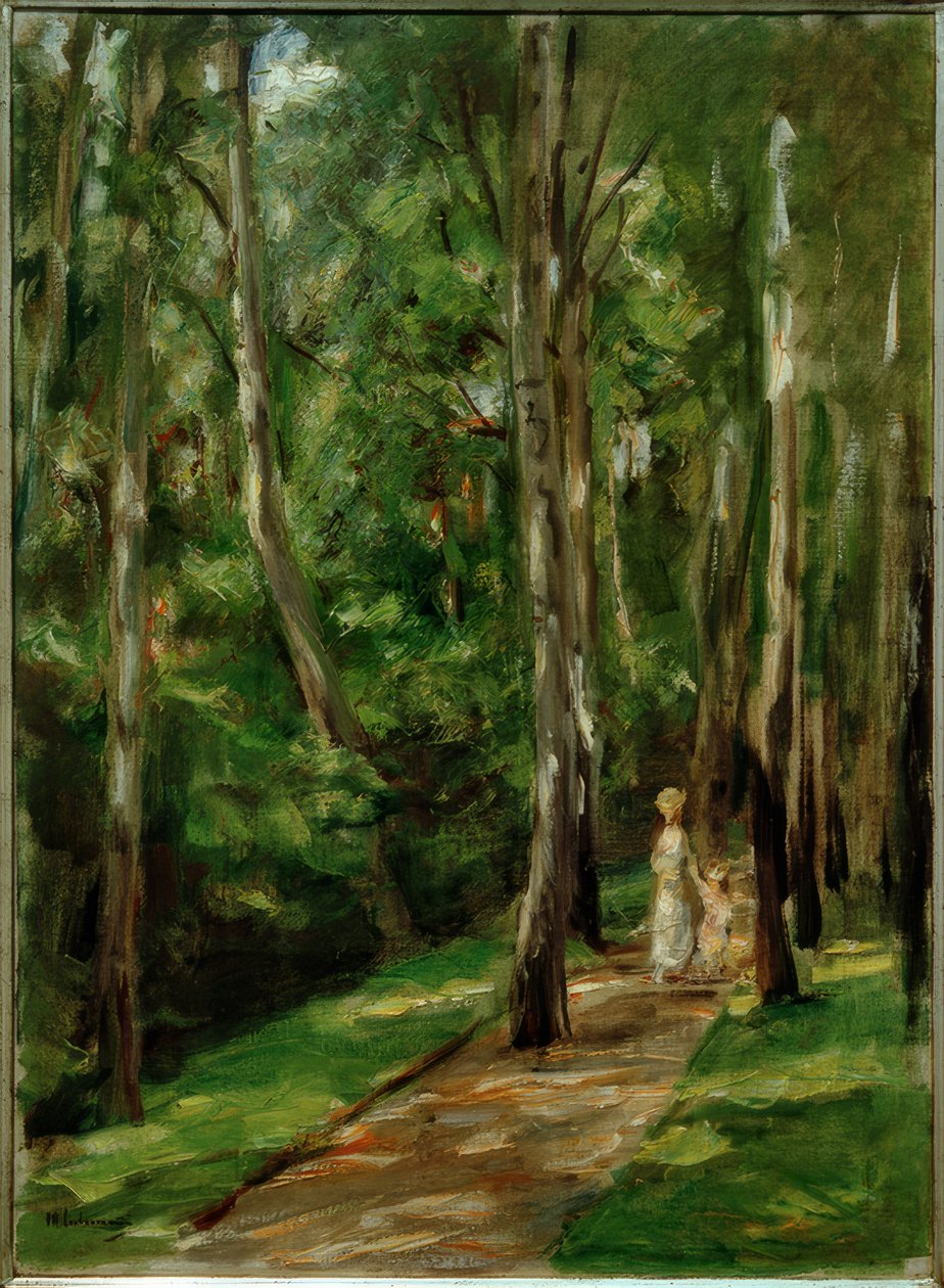 Birkenweg i Wannsee i vest av Max Liebermann