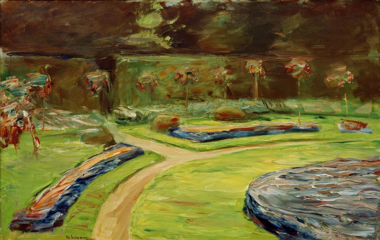 Rundkjøringen i hekkehagen av Max Liebermann