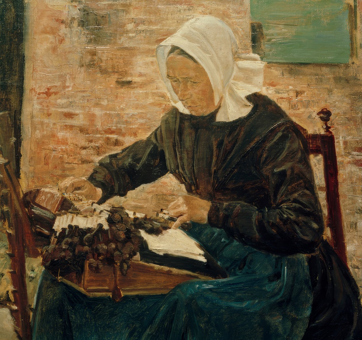 En nederlandsk blondemaker av Max Liebermann