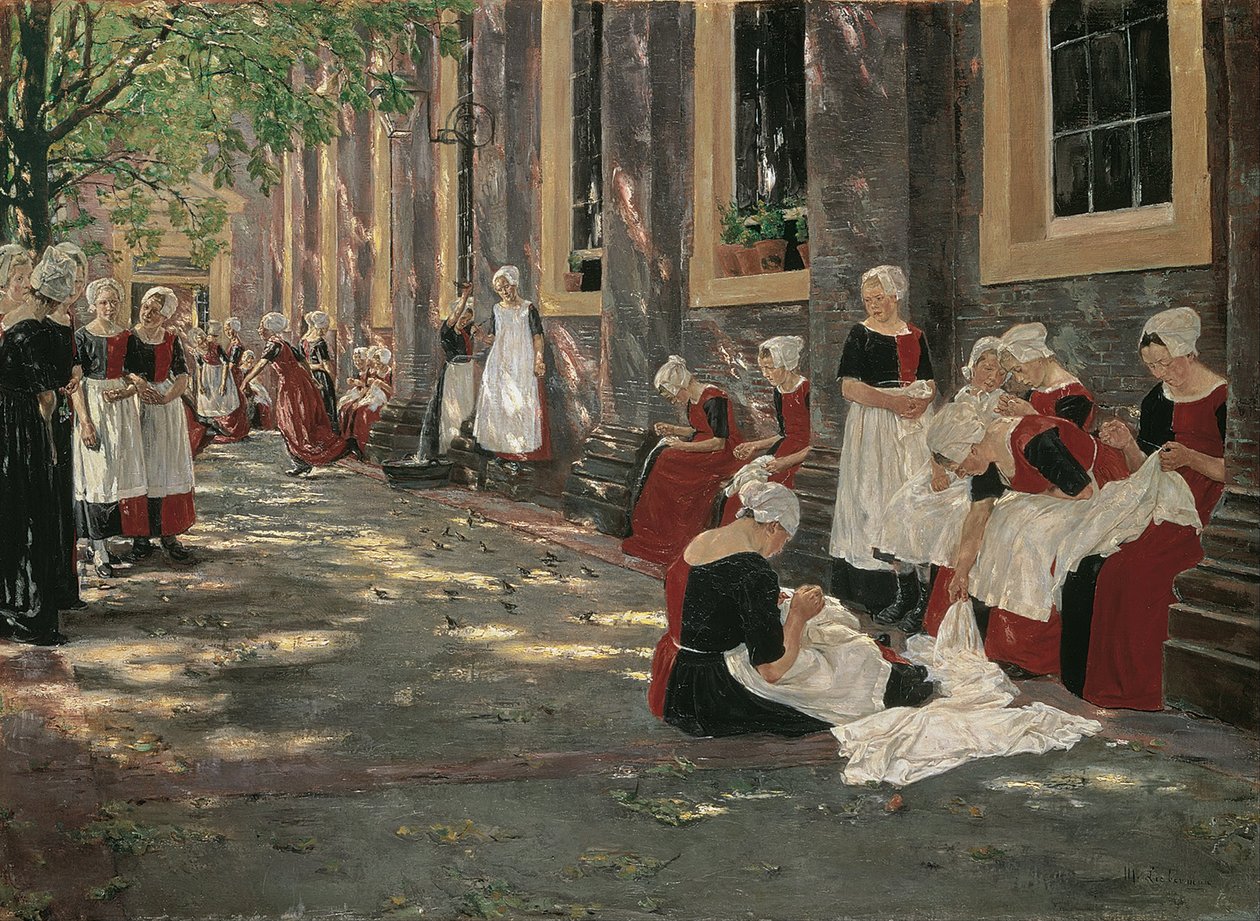 Gratis periode på barnehjemmet i Amsterdam av Max Liebermann