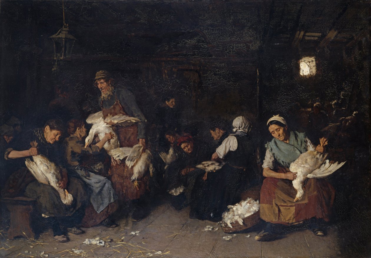 Gåsplukkere av Max Liebermann