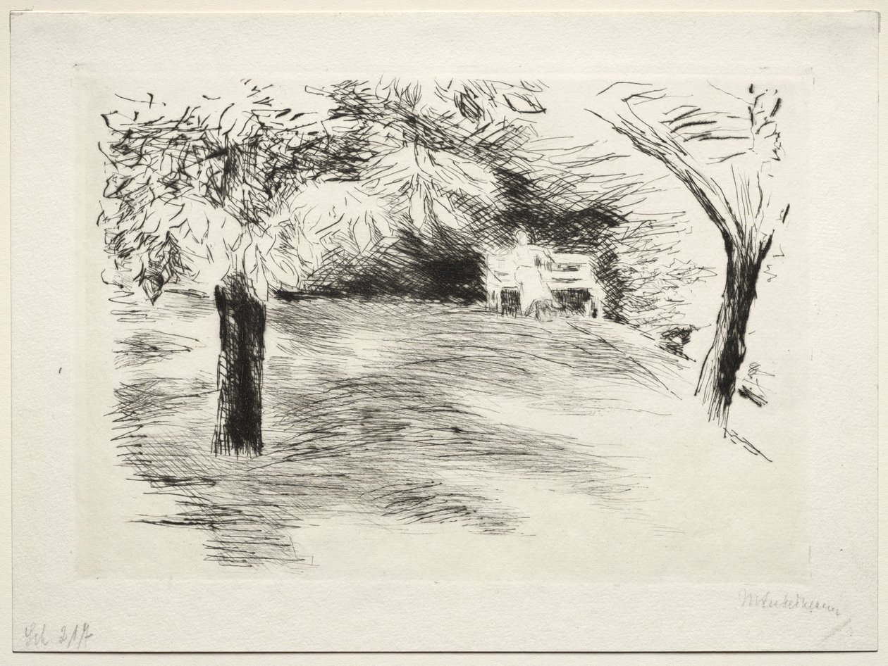 Hage i Wannsee, Tyskland. av Max Liebermann