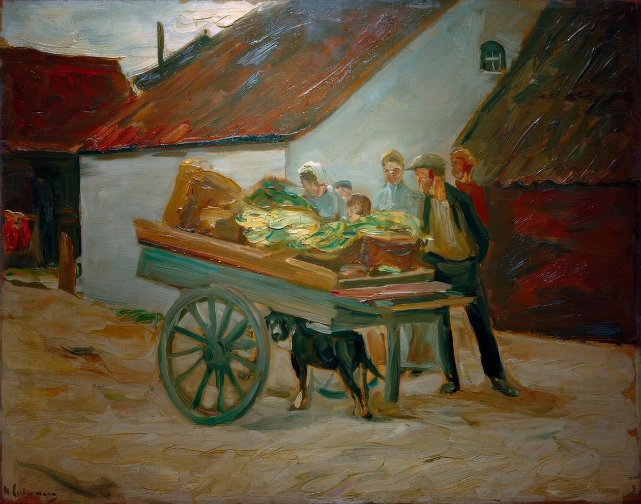 Grønnsaksvogner - hundevogner av Max Liebermann