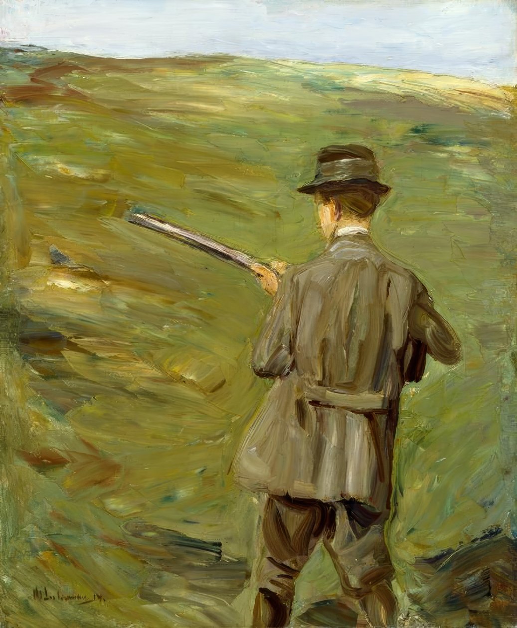 Jeger i sanddynene av Max Liebermann