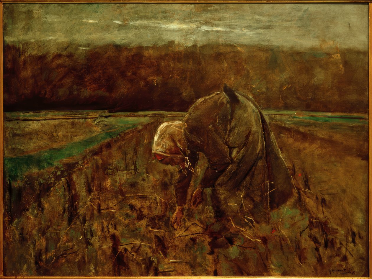 Potetsamler av Max Liebermann