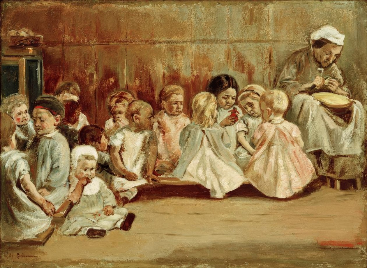 Småbarnsskole av Max Liebermann
