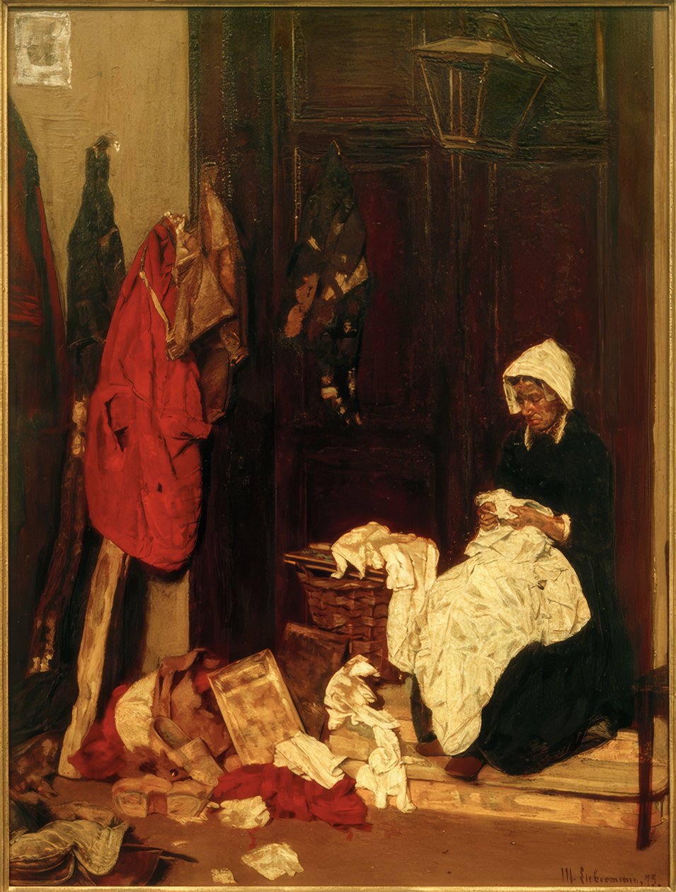 Näherin av Max Liebermann