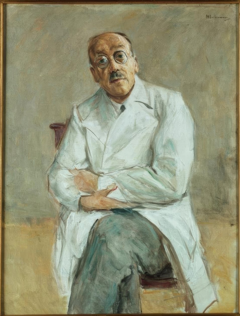 Prof. Ferdinand Sauerbruch av Max Liebermann