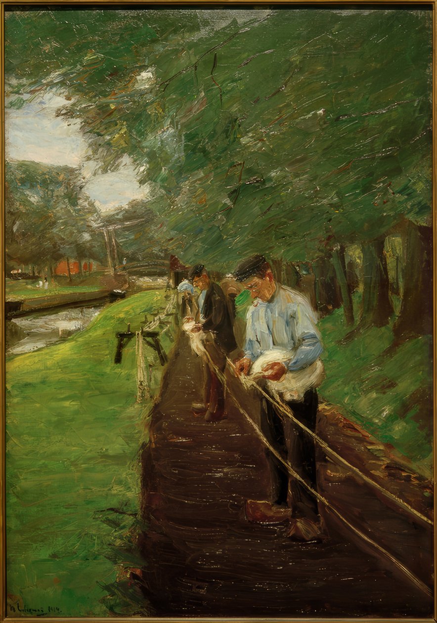 Seilerbahn i Edam av Max Liebermann