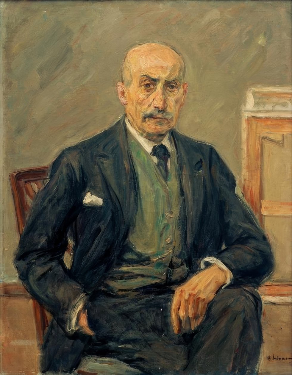 Selvportrett av Max Liebermann