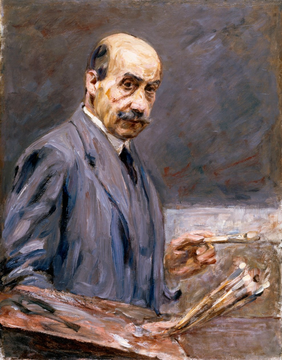 Selvportrett, 1911-12 av Max Liebermann