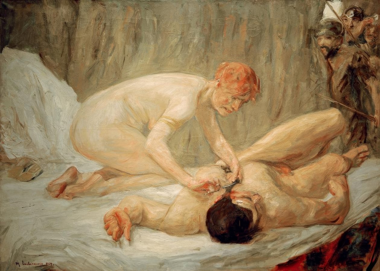 Samson og Delila av Max Liebermann
