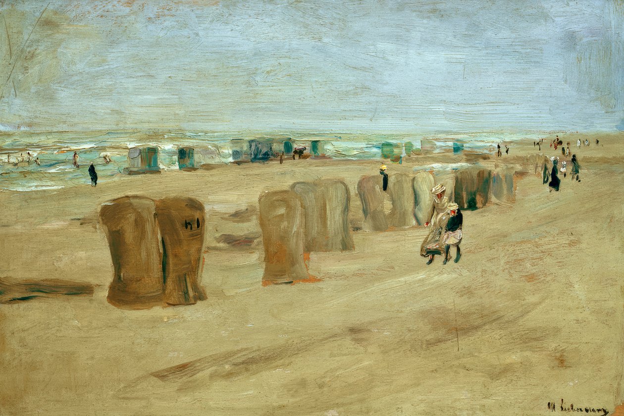 Strandbilde i Noordwijk av Max Liebermann