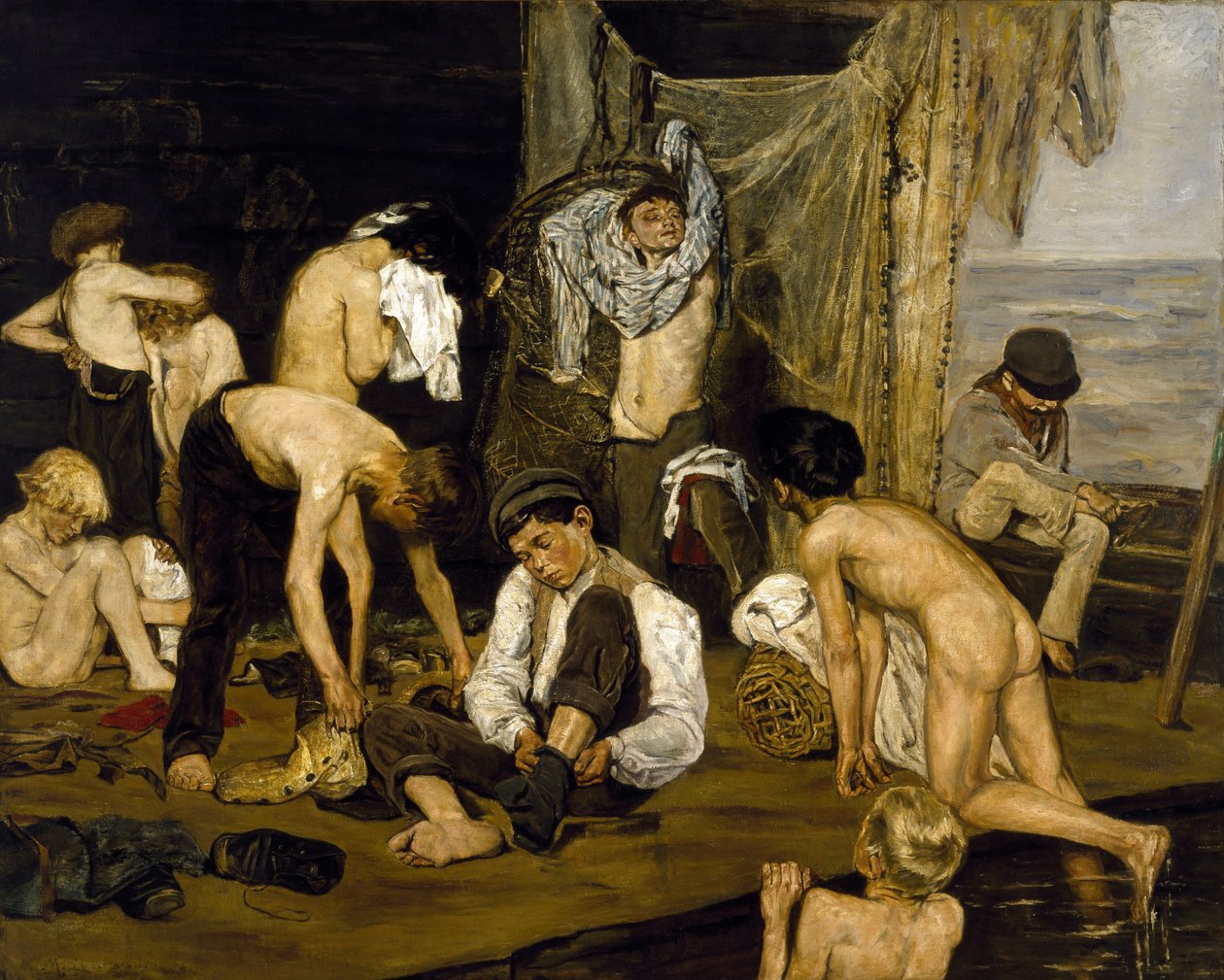 Svømmere av Max Liebermann