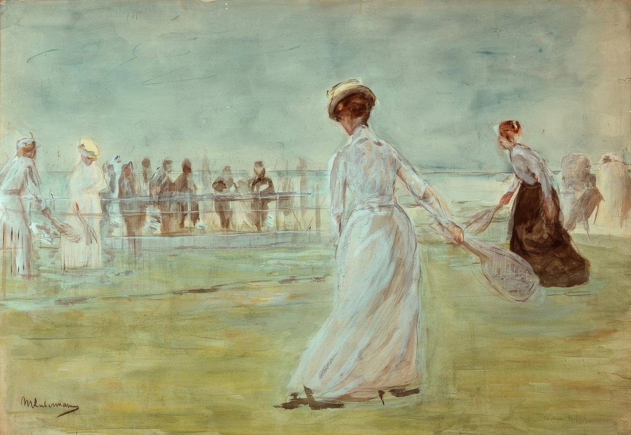 Tennisspiller av Max Liebermann