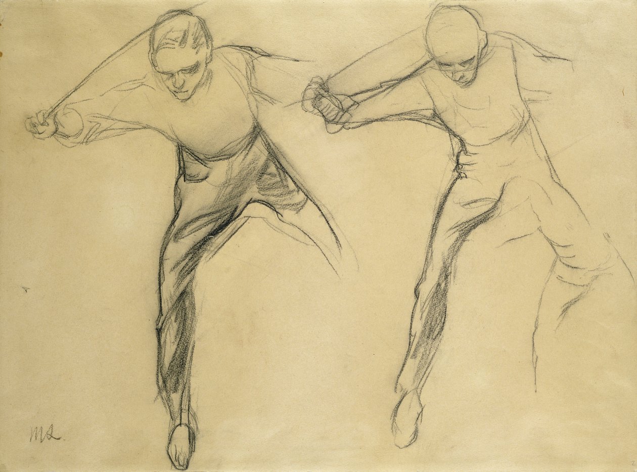 To mannsfigurer av Max Liebermann