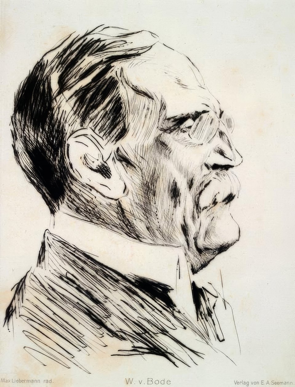 Wilhelm von Bode / Liebermann av Max Liebermann