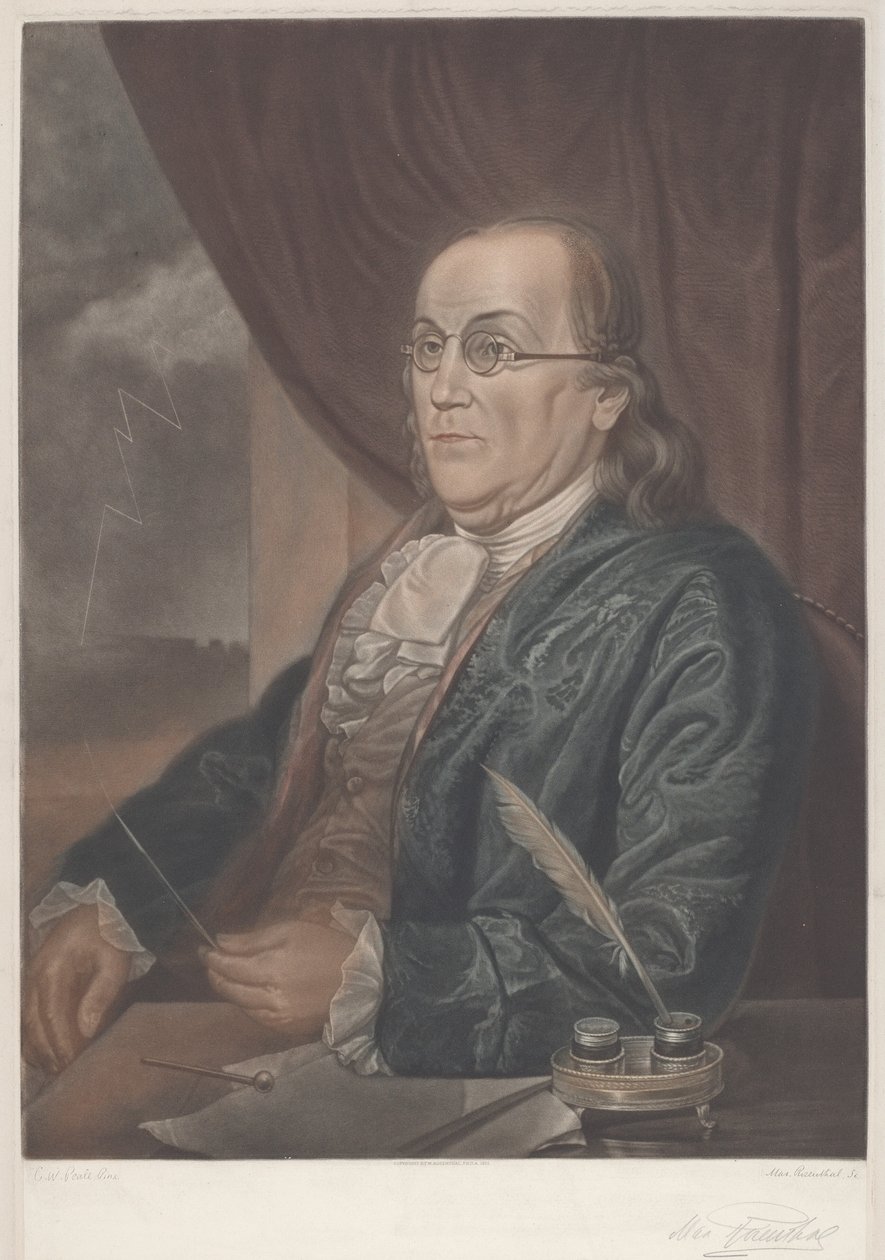 Benjamin Franklin av Max Rosenthal