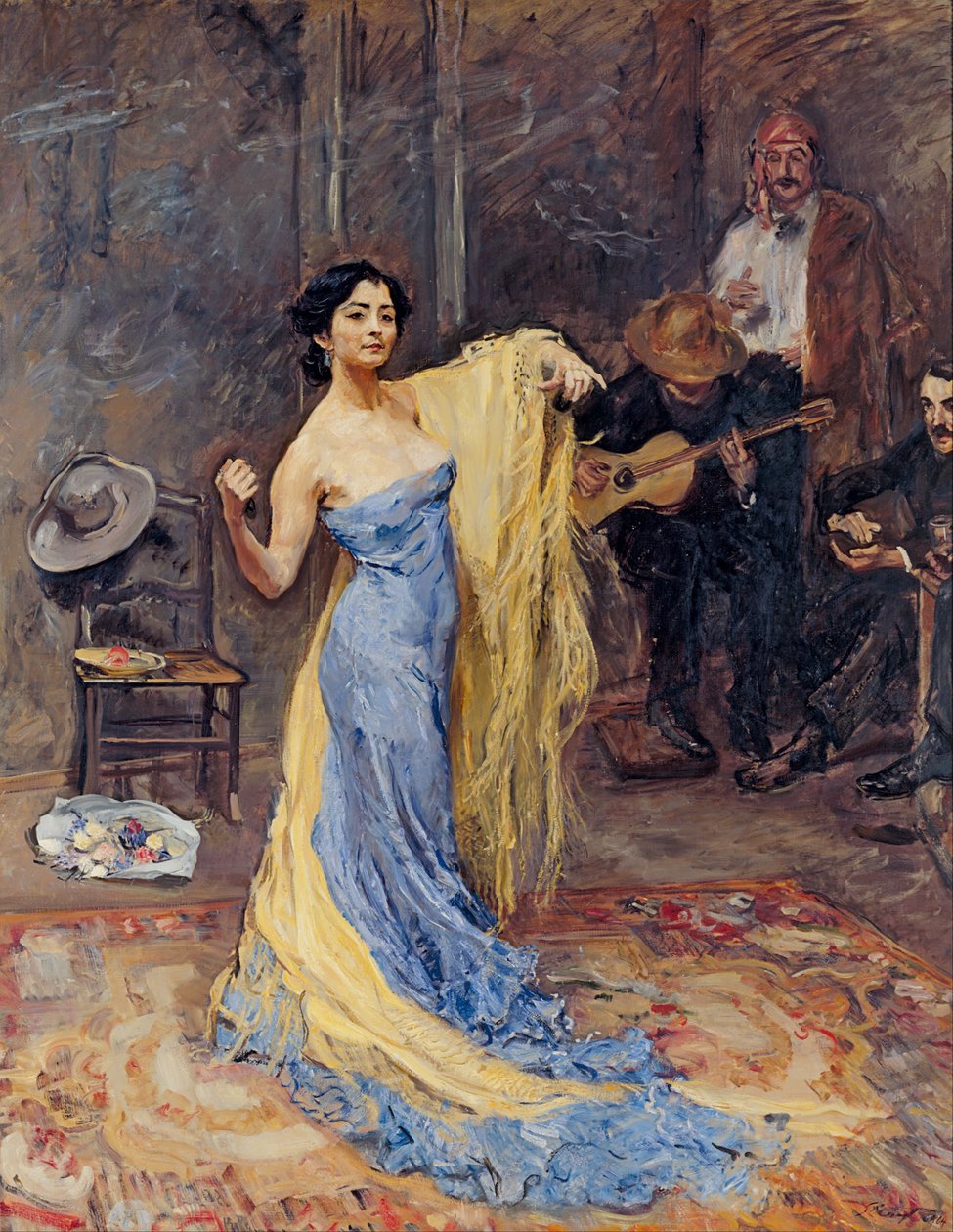 Portrett av danseren Marietta di Rigardo, 1904 av Max Slevogt