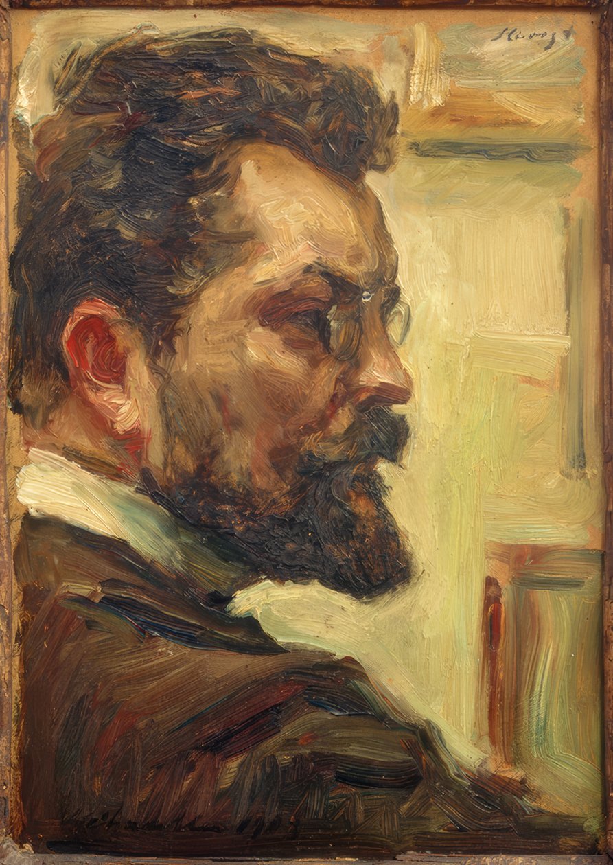 Max Slevogt / Selvportrett 1903 av Max Slevogt