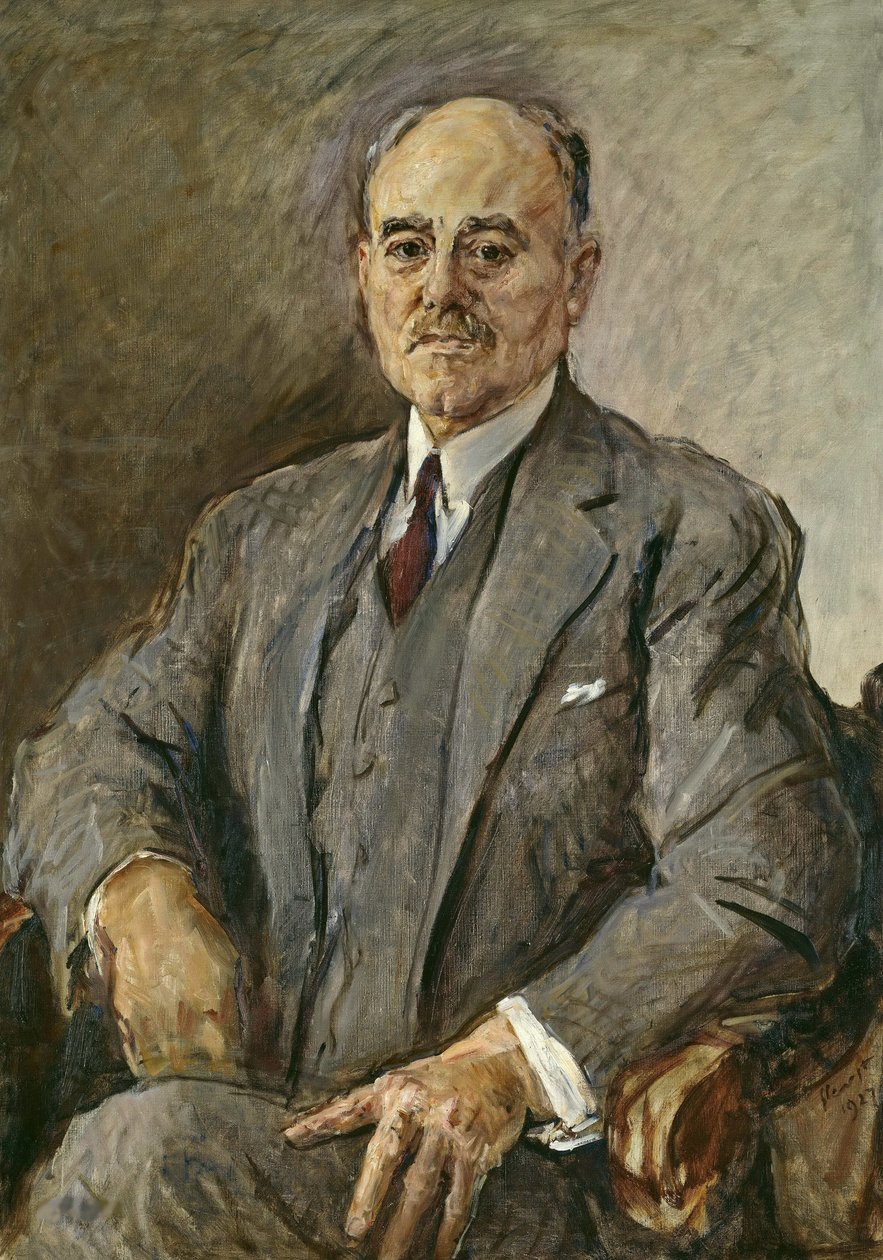 Portrett av Hermann Sudermann 1857-1928, 1927. av Max Slevogt