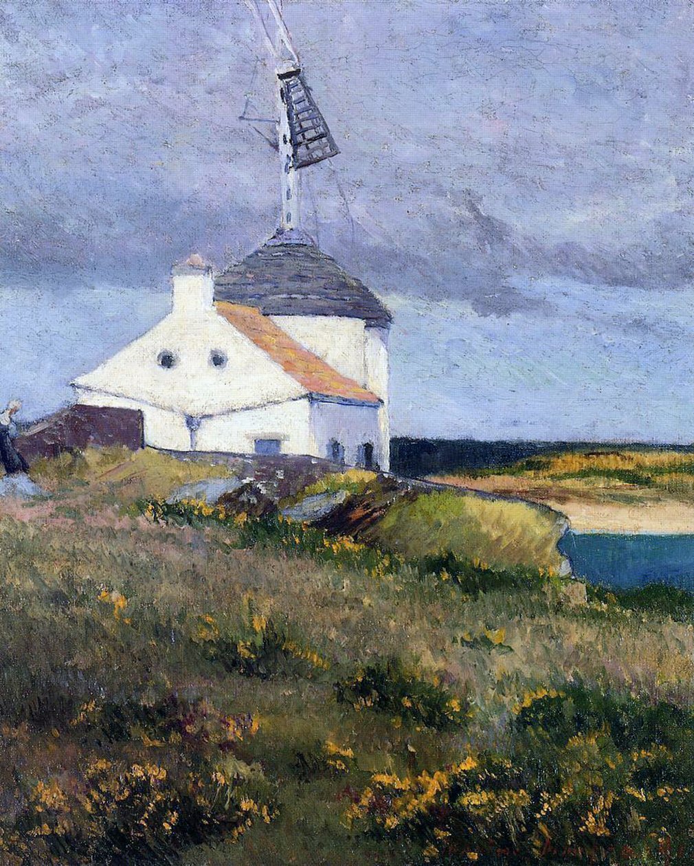 Signaltårnet, Bretagne, 1911 av Maxime Emile Louis Maufra