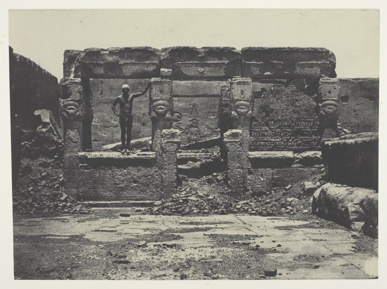 Great Temple of Dendera (Teutyres), Øvre Egypt av Maxime Du Camp