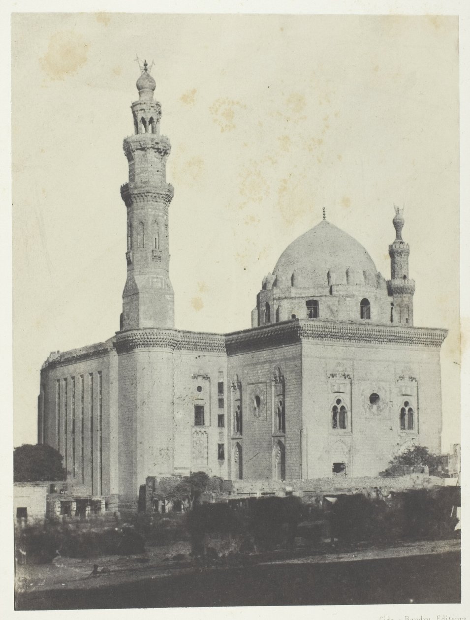 Sultan Haçan-moskeen, Kairo av Maxime Du Camp