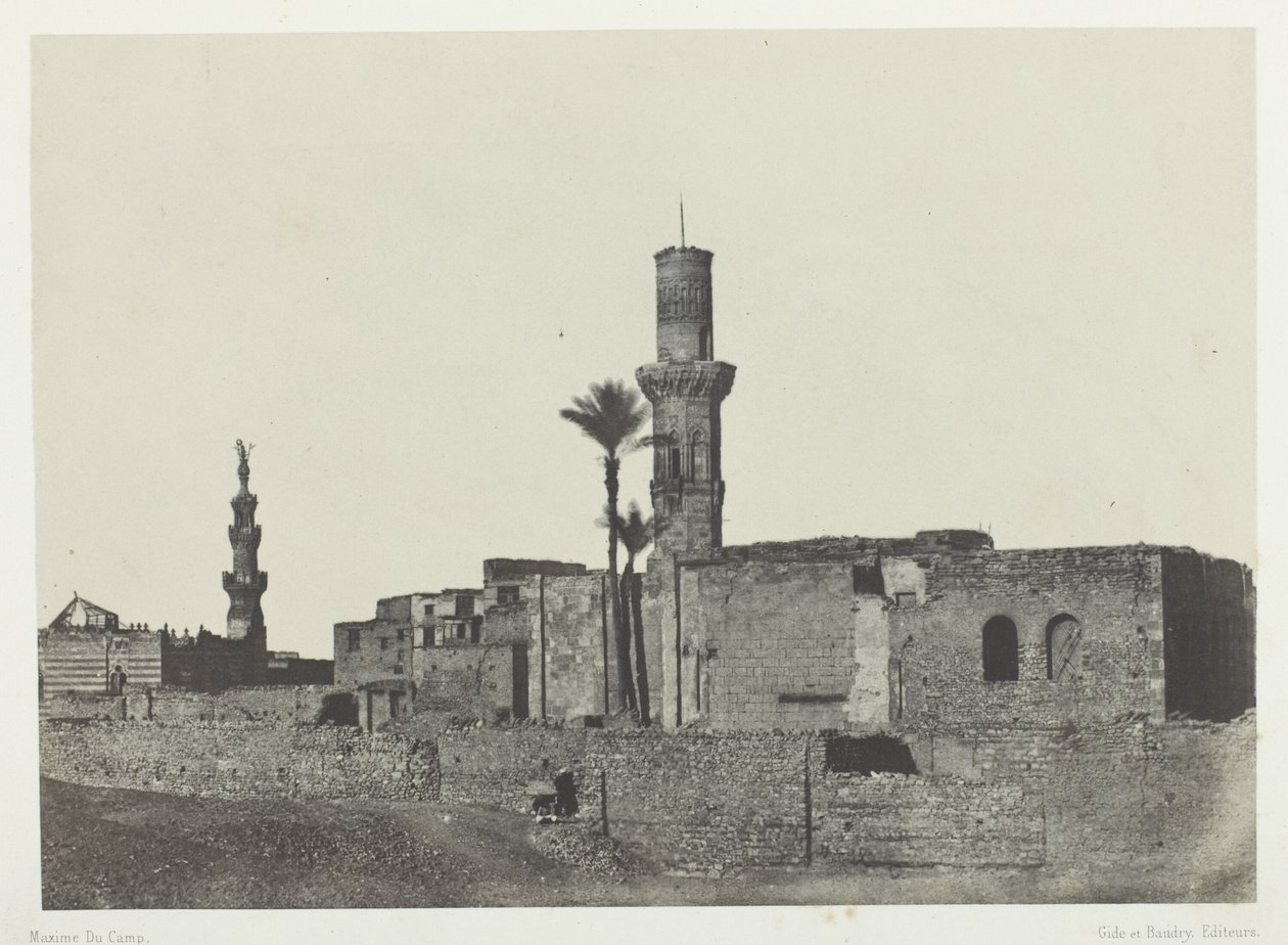 Moske nær Bab-el-Saïda, Kairo av Maxime Du Camp