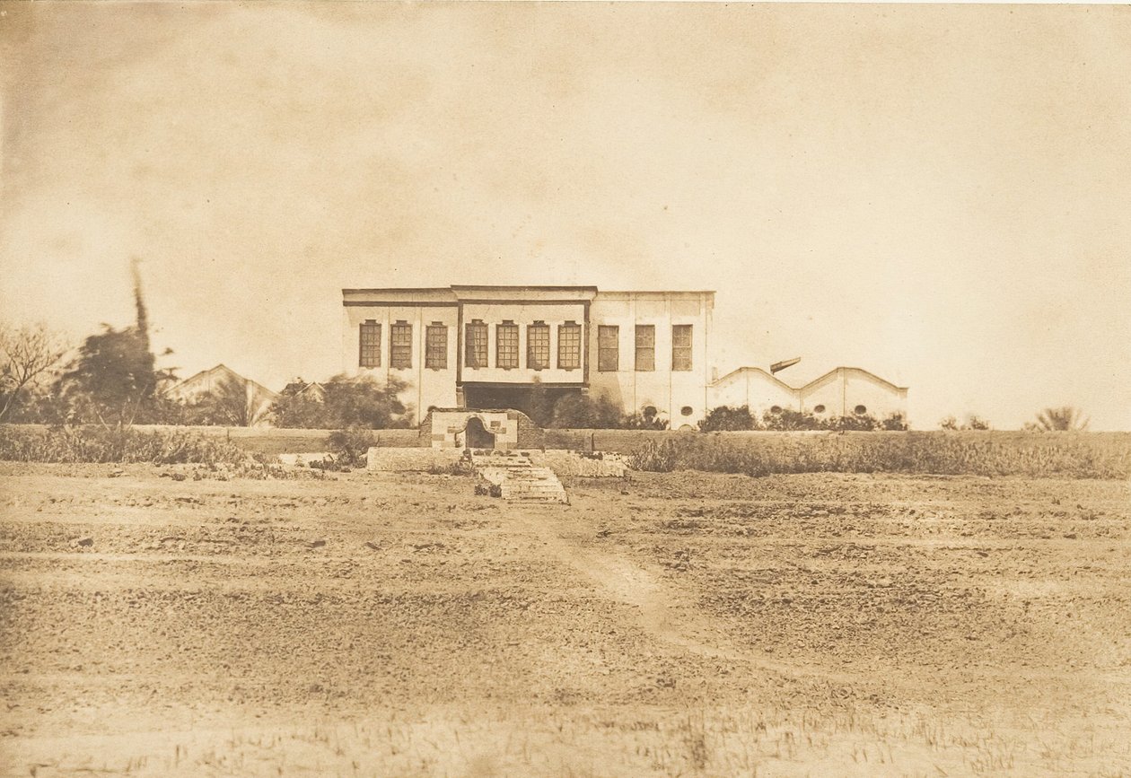Palace of Mehemet-Ali, i Esné, 1849-50. av Maxime Du Camp