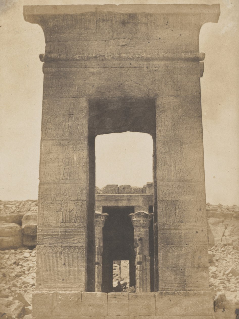 [Utsikt over Egypt], 1849-51. av Maxime Du Camp
