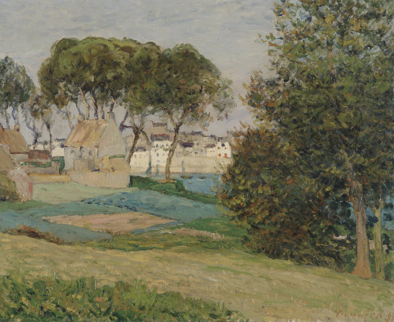 Douarnenez, oktoberlandskap av Maxime Emile Louis Maufra