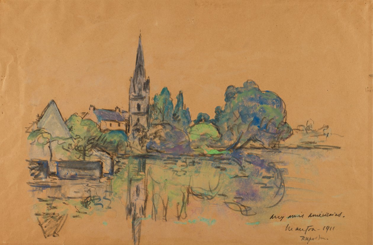 Landskap, 1911. av Maxime Emile Louis Maufra