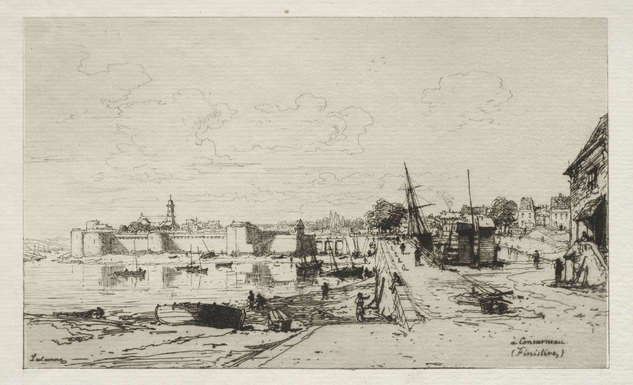 I Concarneau (Finistère) av Maxime Lalanne