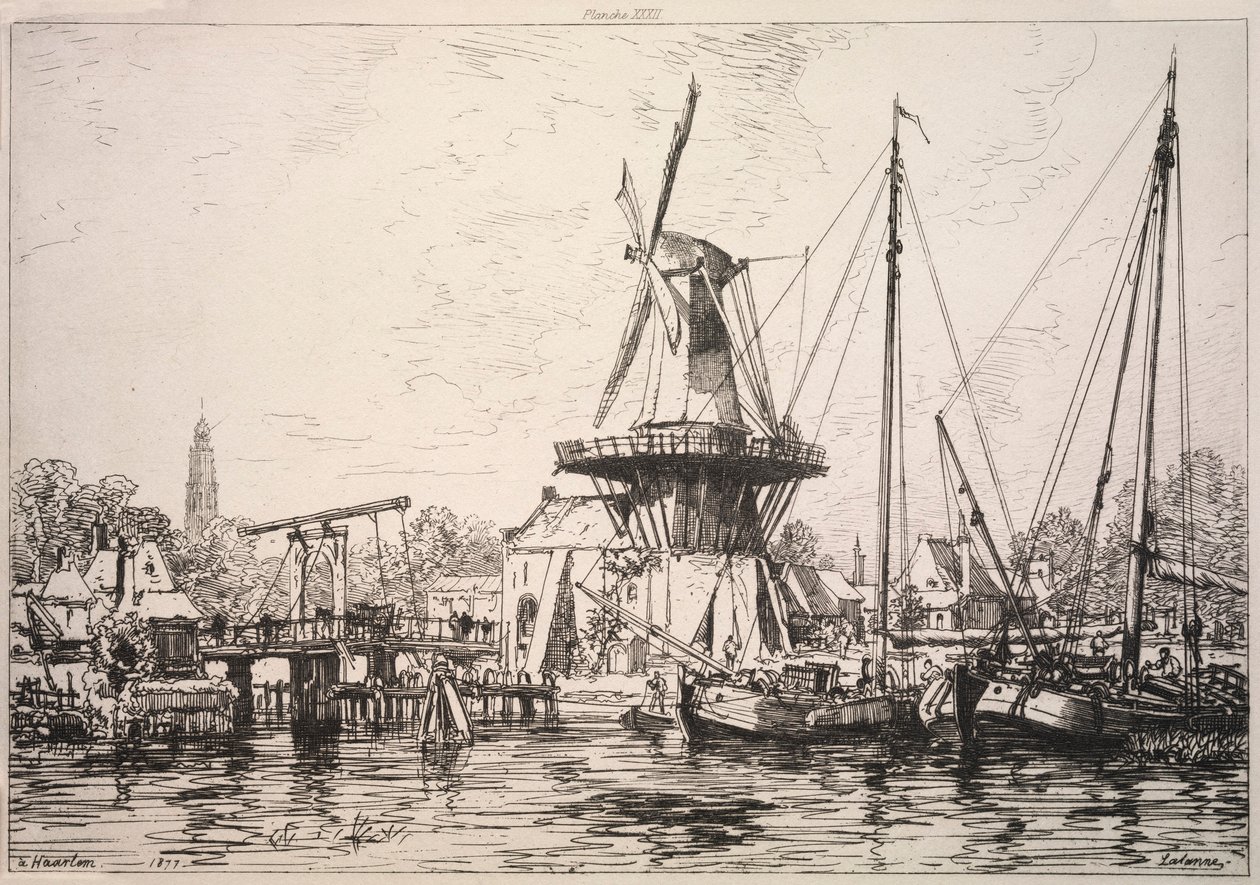 I Harlem Holland, 1877. av Maxime Lalanne