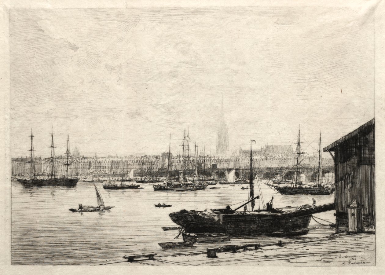 Bordeaux, 1866. av Maxime Lalanne