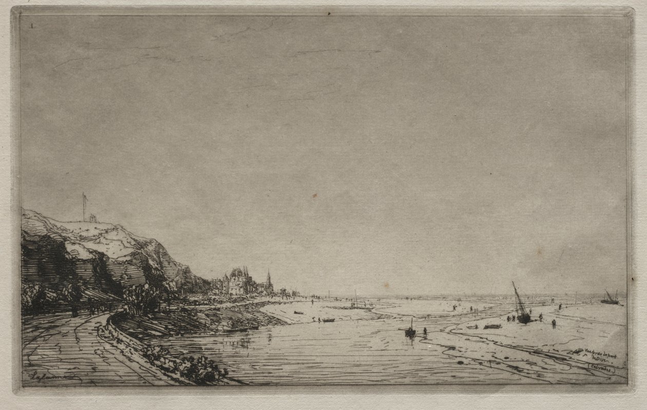 Utsikt fra Port du Dives (Calvados) av Maxime Lalanne