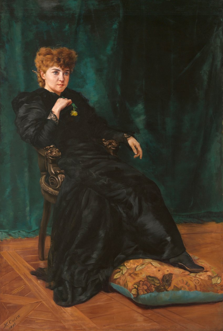 Minnie Maddern Fiske, 1893. av Maximilien Colin