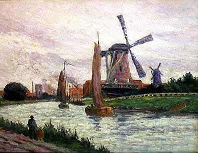 Vindmøllen av Maximilien Luce