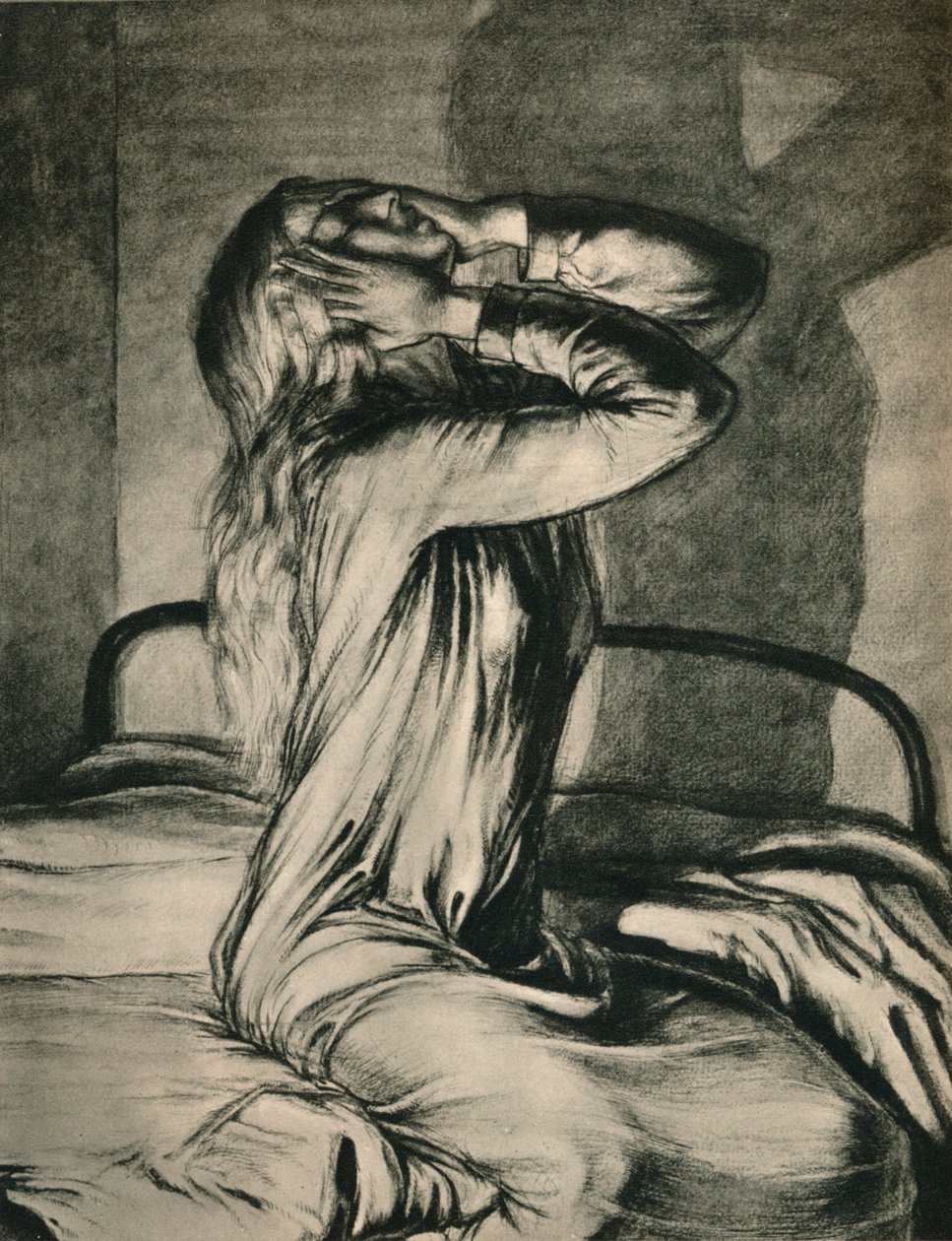 Studie av en jente, c1910 av Maxwell Gordon Lightfoot