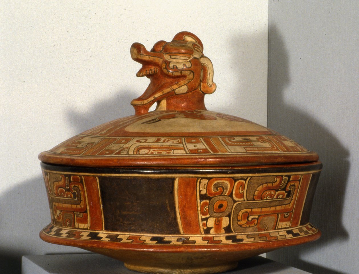 Begravelsesfartøy, Mundo Perdido, tidlig klassisk periode 300–600 e.Kr. (keramikk) av Mayan