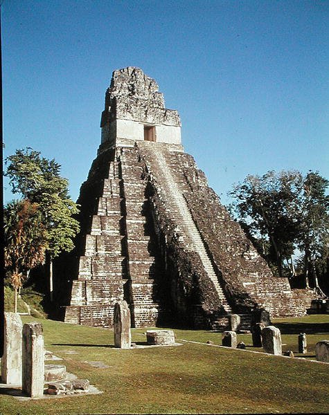 Jaguarens tempel (tempel 1) Sen klassisk periode ca. 600-900 av Mayan