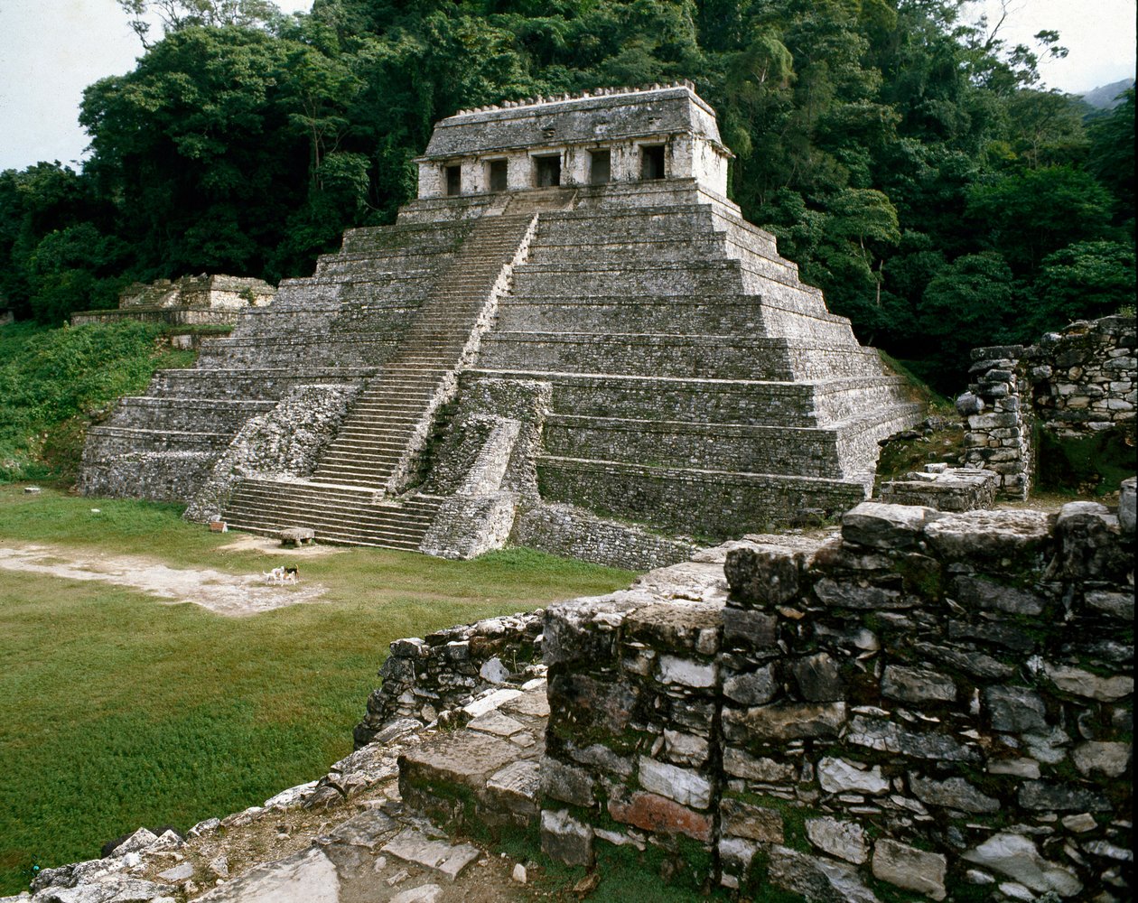 Inskripsjonenes tempel av Mayan