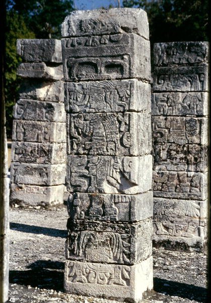 Steinutskjæring (stein) av Mayan Mayan